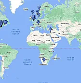 Map update |  It's also odd that I'm the only one in Africa - the whole of it! ...