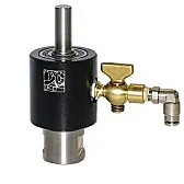 Making holes  |  A center feed chuck can be purchased from CR Lawrence (crl) --whichcompany BTW...
