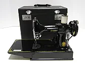 Singer Featherweight  |  I've seen quite a few of these little Singer Featherweight machines -   at...