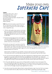 Help with making a cape |  My kids really want a cape for xmas to play dress up. So I would like to make...