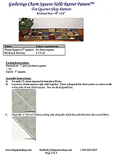 Mostly OT - table runner OT |  Sherry:With the right fabric, even 'simple' blocks can be real eye...