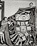 interesting  quilt |  Surely it must still exist, in a museum somewhere?(I can't imagine anyone...