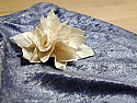 Flowers |  Hi there.I have a silver gray table cloth for my oak table and thought it could...
