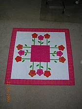 Flossie's Flowers--a Baby Quilt |  http://www.flickr.com/photos/28328779@N00/2790047569/And the real reason I...