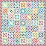 "Granny Square" Quilt |  Anneke de Weerdt cleverly designed a quilt that looks like a Granny Square...