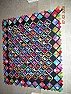 The Peace Quilt |  That's lovely, Joan. The contrasts between the colours and the black is...