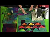 Flying geese, one more time |  I finally got enough projects cleared out so I could give the one-seam flying...