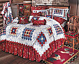 REQ: Name & pattern  |  Does anyone know the name of this quilt pattern And / or where I might find the...