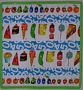 Very Hungry Caterpillar quit and tote bag |  I recently made two tops from the Hungry Caterpillar fabric for my 2 youngest...