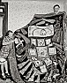 Picture of "Celebriquilt" circa 1937 |  This is on Shorpy this morning, a great picture of a quilt made fromthe clothing...