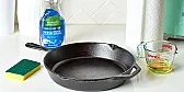 bakery sticks to cast iron?  |  I have a neat little antique cast iron pan with 15 teddy bear molds,and bake...