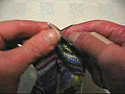Continental Style knitting |  The videos are misleading. I don't make such large movements with my right...