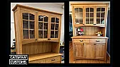 Shaker-style white oak dining hutch |  The trickiest moment in this build came after the glue had already set: the...