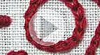Re: Sock embroidery |  Fastest way to do it would probably be by hand.  Two simple stitches that would...