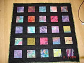 What I did!!! |  and I even finished it!!!Ok, all the chatter about those charm squares got me...