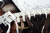 Filet Cross stitch |  Filet lace patterns are adaptable to cross stitch.  I've done them. Makes...
