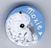 Budgie pendant  |  LOL, looks like the tornado warning we had fizzled, although we did have some...