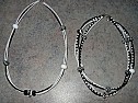 Black and White Necklaces  |  Hi guys, I finally got around to taking a picture of two necklaces I made in...