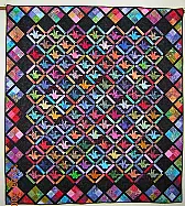 Peace Quilt |  is finished and hanging on the...