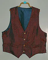 Men's waistcoat pattern? |  I have bought some embroidered satin for my partner, who wants a newwaistcoat. ...