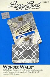 Wonder Wallets |  http://www.sewthankful.com/LazyGirlWonderWalletPattern.html   You can find the...