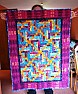 Cot quilt finished just in time |  Just managed to finish binding the cot quilt when my friend's baby arrived....