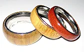 Rings and excess CA  |  I made these rings yesterday.  I have excess CA glue on the core but I was...