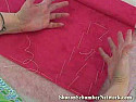 Basting a quilt  |  My absolute, hands down, NON favorite part of our favorite activity isbasting. I...