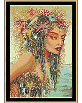 looking for chart list of colors of floss (DMC)of "sea Sprite" |   > My daughter ordered another one for me to do for her. Want to hit that sale...
