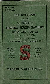 Singer 101-4 and 101-12 !!!  |  Uh, If you would like to, you can mail me your MIL's thimble and I will put ...
