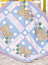 Might make a baby quilt. |  How about a "Wicked Easy" quilt? It's similar to Yellow Brick Road and would...
