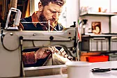 What to do when the bobbin runs out in the middle of a seam? |  Jon,Get the cussing out of the way first.  ;)  (I go with my Dad's rule on...