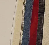 seam finishes for silk satin & silk lining |  All my silk garments have flat-felled seams.  I do the top-stitching by hand,...