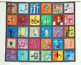 Patchwork school banner  |  Here is the banner I asked for your help with. My 8-yo daughter's class  had...